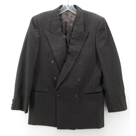 Cerruti 1881 Sport Coat 38 Blazer Wool Double Breasted Mob Style 48 *